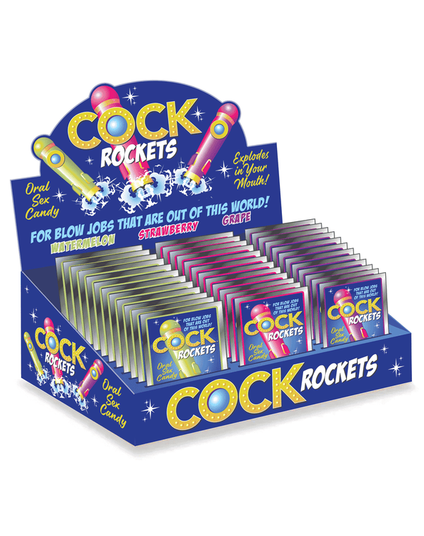 Cock Rockets Display van 36 Aardbeien/Druiven/Watermeloen