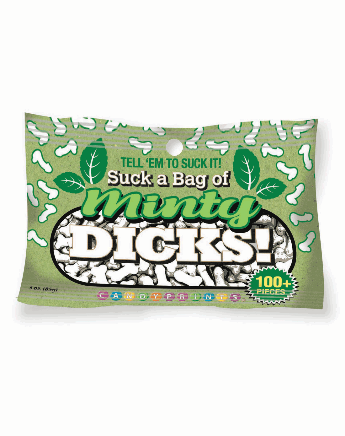 Zuig een zak Minty Dicks, 3oz zak