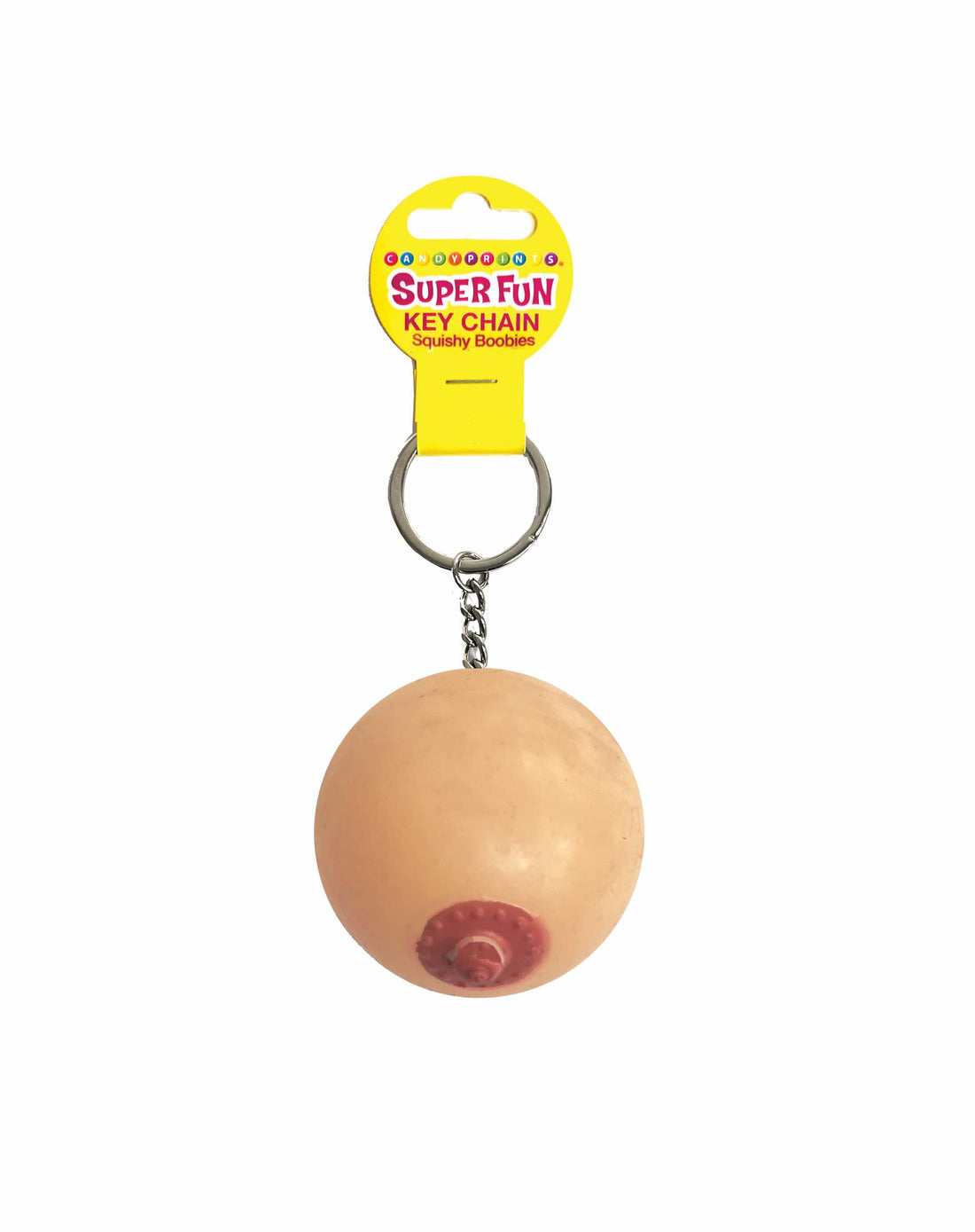 Superleuke sleutelhanger, één zachte borst