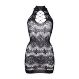 Criss Cross Neck Mini Dress - One Size