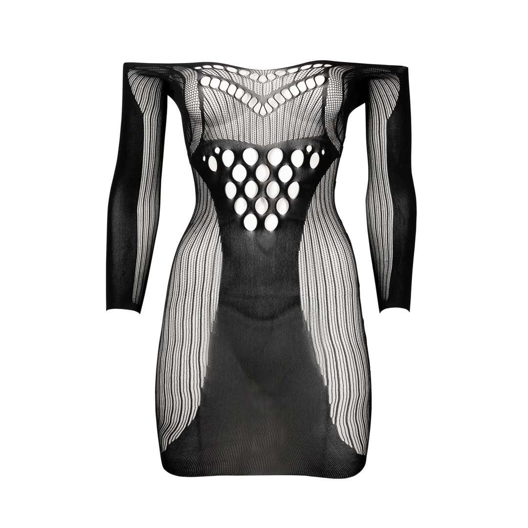 Long Sleeved Mini Dress - One Size
