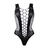 Contrast Fence Net Teddy - One Size