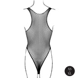 Body with Fishnet Structure - OS - Black