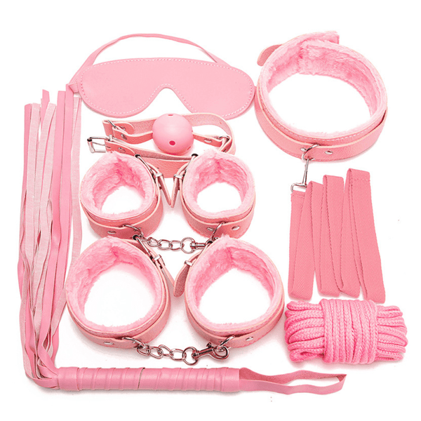 Fetish Fever - Bondage Set - 7 stuks - Roze