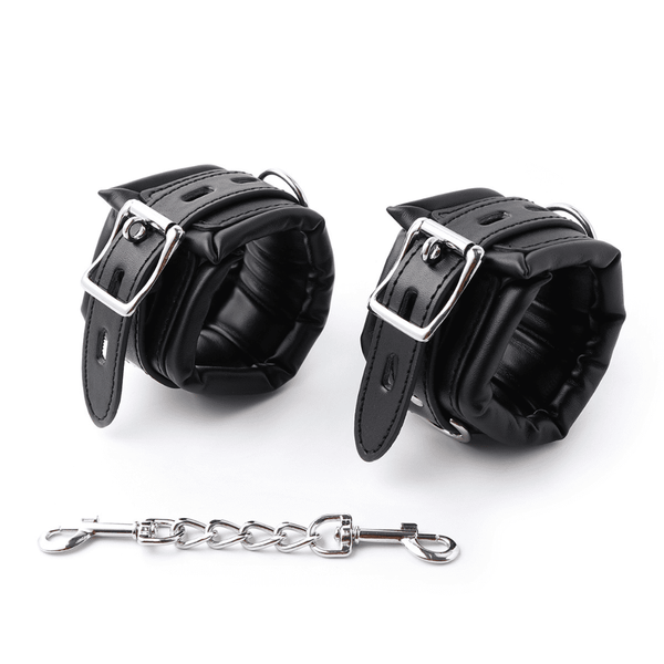 Fetish Fever - Bondage - Handboeien met ketting - Zwart