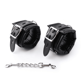 Fetish Fever - Bondage - Handboeien met ketting - Zwart
