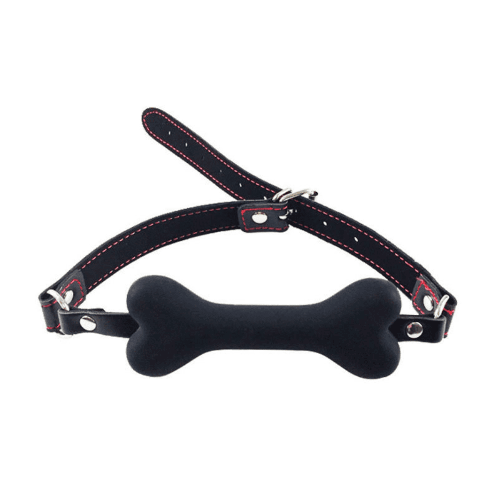Fetish Fever - Bondage - Bone Gag - Zwart