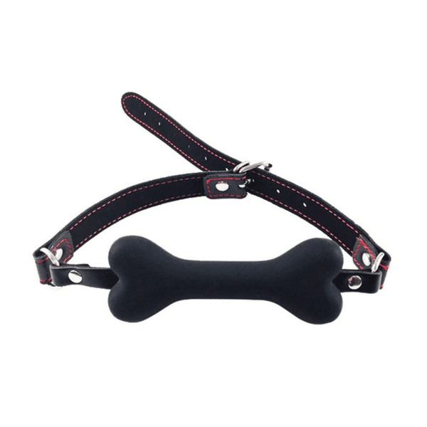 Fetish Fever - Bondage - Bone Gag - Zwart