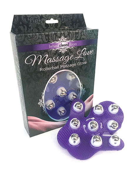 Rollerball massagehandschoen
