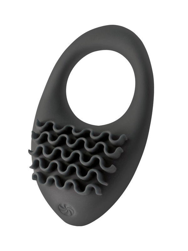 Oplaadbare Vibro-cockring Pure Passion Stellar Black