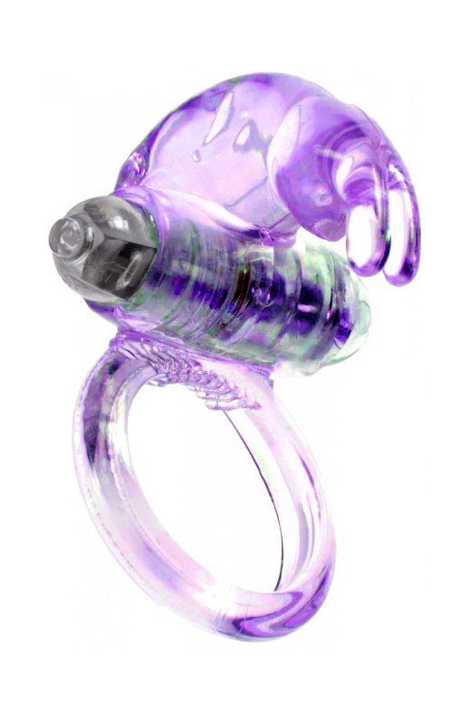 Penis Ring - CockRing - Met Rabbit voor Clitoris Simulatie - Vibratie -  Paars