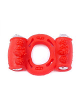 Penis Ring - CockRing - Met Vibratie - Double - Rood