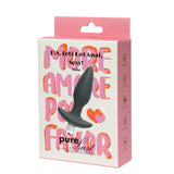 Vibrating Bullit Anal Plug - Black