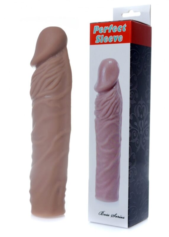 Perfect Penis Sleeve Mulatto - extends 4 cm