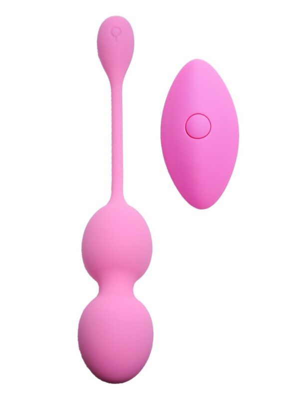 Vagina Balletjes - Vibrerende -  met Afstands bediening - 80g Pink