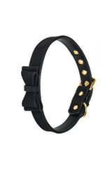 Halsband Kraag Met Gesp - Collar - BDSM - Bondage - Luxe Verpakking - Party Hard - Decadence - Zwart