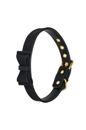 Halsband Kraag Met Gesp - Collar - BDSM - Bondage - Luxe Verpakking - Party Hard - Decadence - Zwart