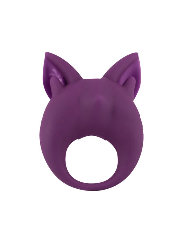 Oplaadbare ring voor clitorisstimulatie MiMi Animals Kitten Kiki Paars