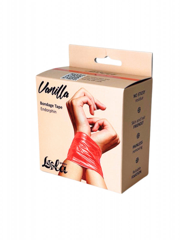 Bondage Tape Vanille Endorfine Rood