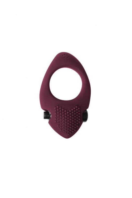 Vibrerende Cockring Pure Passion Sunset Donkerrood