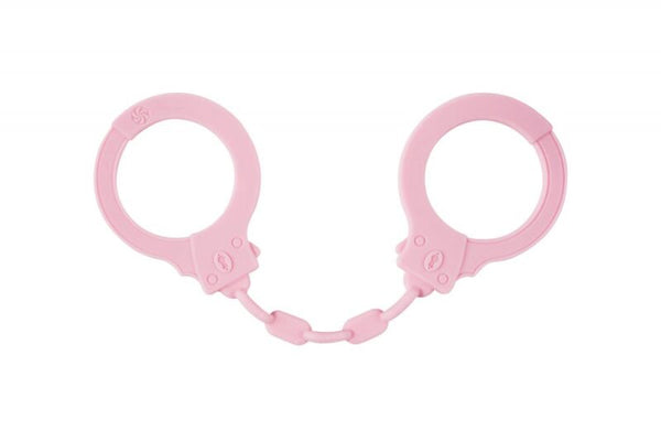 Silicone handcuffs Party Hard Suppression Roze