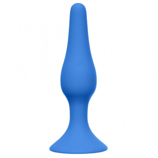 Kleine Anale Buttplug Middelgroot Blauw