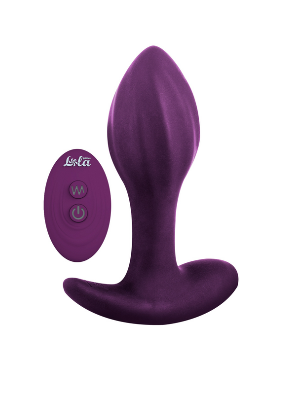Dubbele siliconen vibrerende anale plug Spice it Up Charm