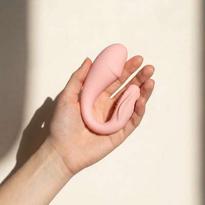 Koppel App-bediening Vibrator - Lichtroze