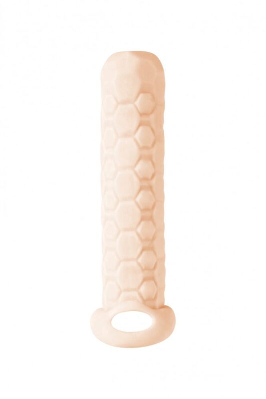 Penis sleeve Homme Long Lichtroze maat: 9-12 cm