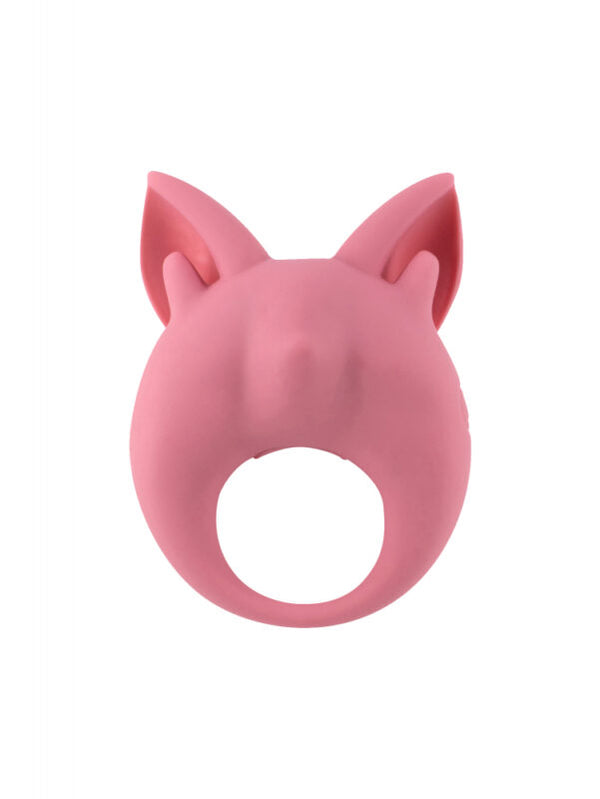 Oplaadbare ring voor clitorisstimulatie MiMi Dieren Kitten Kiki Roze