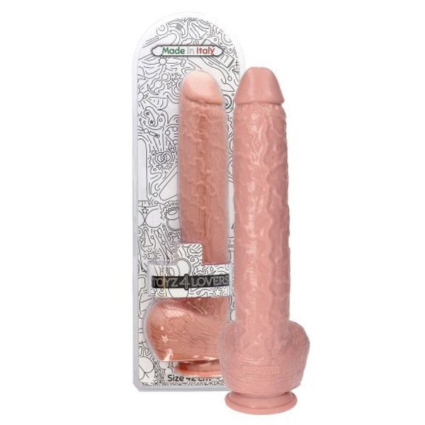 Dildo Goliath - 41 cm - Made in Italy - Biobased - Ftalaten vrij - Beige