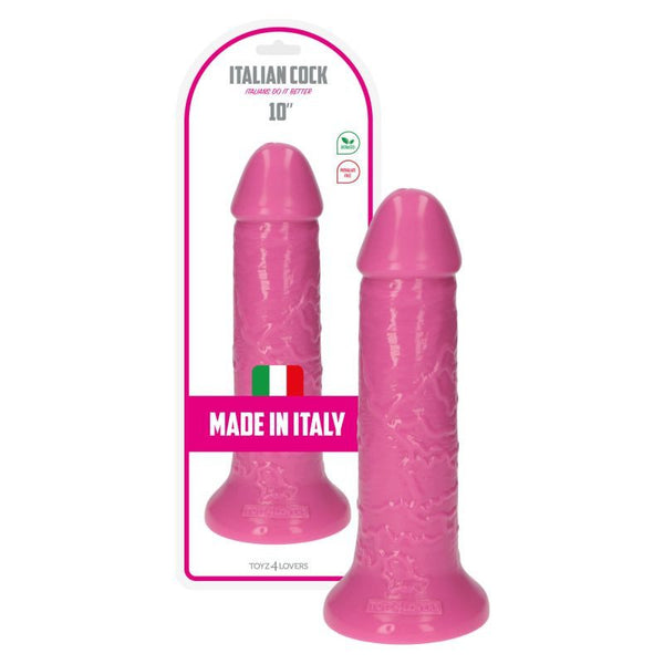 Dildo Sansone - 28,5 cm - Made in Italy - Biobased - Ftalaten vrij - Roze
