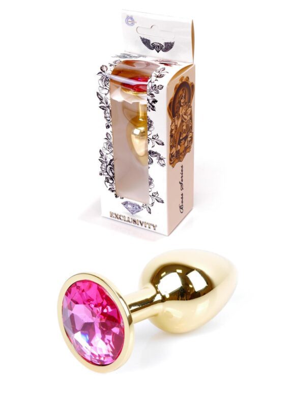 Gouden Buttplug - Jewellery - Roze
