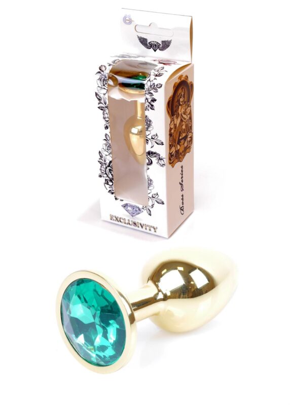 Gouden Buttplug - Jewellery - Groen