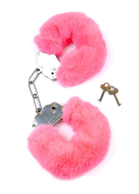Pluche Handboeien Fetish Furry Cuffs - Roze