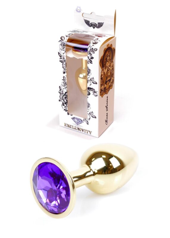 Gouden Buttplug - Jewellery - Paars