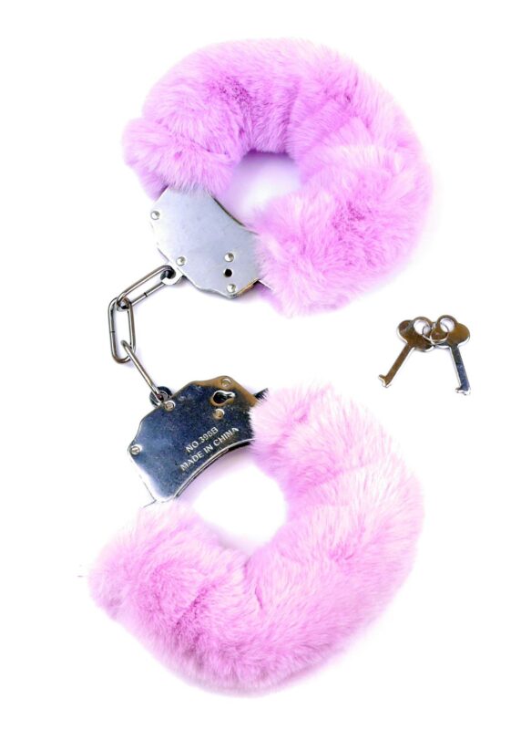 Pluche Handboeien Fetish Furry Cuffs - Paars