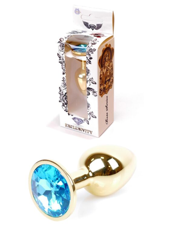 Gouden Buttplug - Jewellery - Lichtblauw