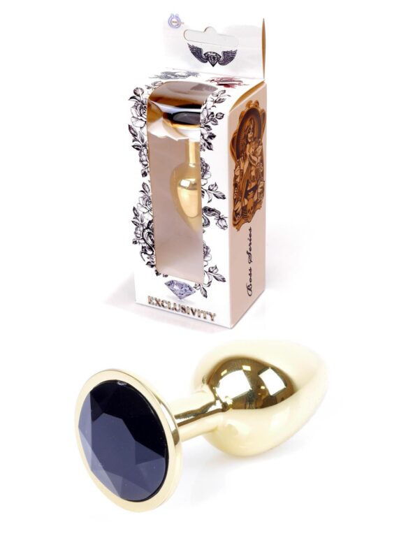 Gouden Buttplug - Jewellery - Zwart