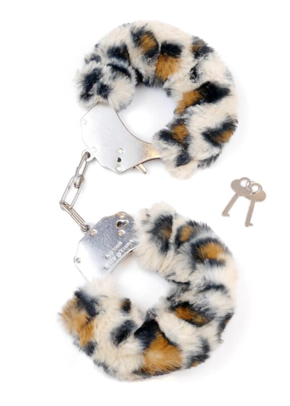 Pluche Handboeien Fetish Furry Cuffs - Luipaard