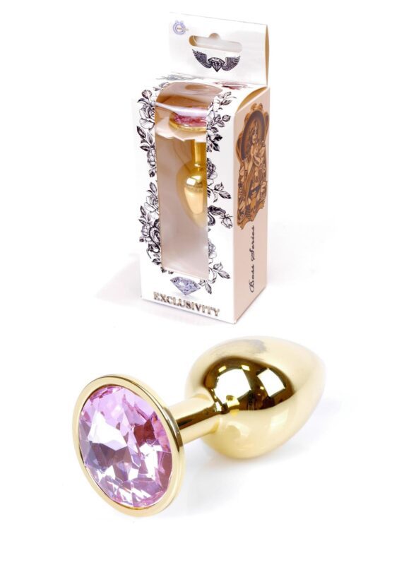 Gouden Buttplug - Jewellery - Lichtroze