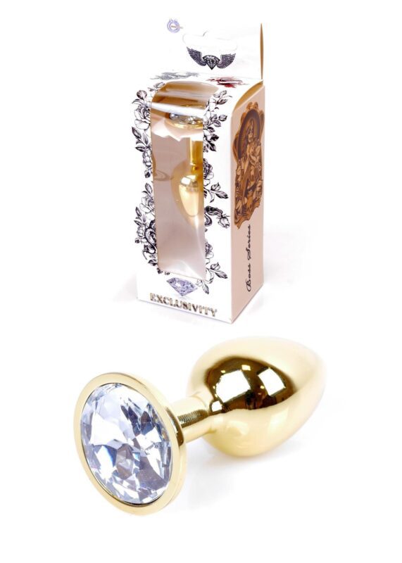 Gouden Buttplug - Jewellery - Transparant