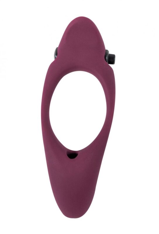 Erectie Vibrerende Cockring Pure Passion Stardust Donkerrood