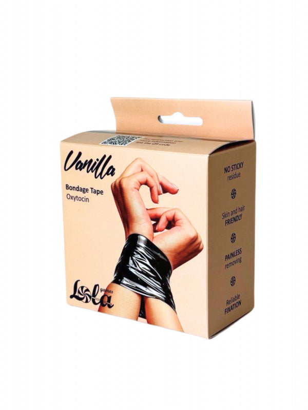 Bondage Tape Vanille Oxytocine Zwart