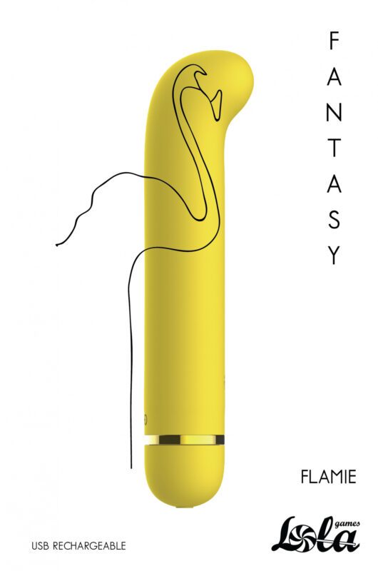 Oplaadbare Vibrator Fantasy Flamie Geel