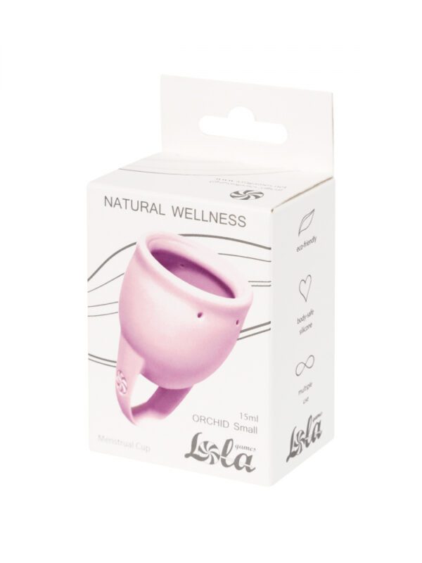 Menstruatiecup - 1 stuks (15 ML) - Medisch silicone - tot 12 uur bescherming - Maat S - Natural Wellness - Orchid - Lavendel