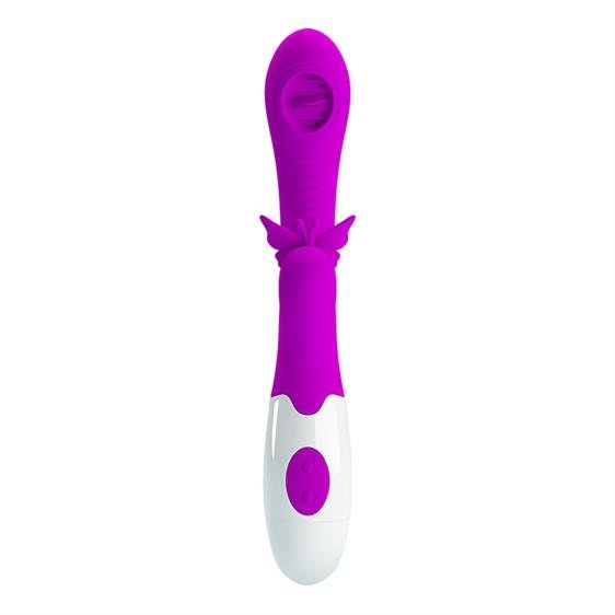 Pretty Love Moth Clitoris Vibrator Paars