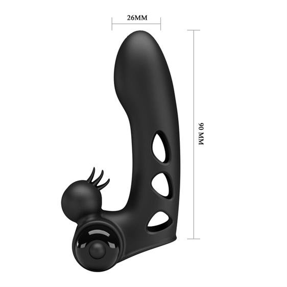 Pretty Love Orlando Honey Finger Vibrator Zwart