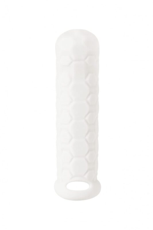 Penis sleeve Homme Long Wit maat: 11-15 cm