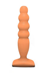 Anaal plug Groot Bubble Plug - Visgraatvormige anale stimulator - Lola Toys - BackDoor Edition - Dunne buttplug - Groot - 12,5cm x 3,2cm - Oranje